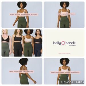 Mother Tucker Belly Bandit compression post pregnancy leggings. Sz M NWT